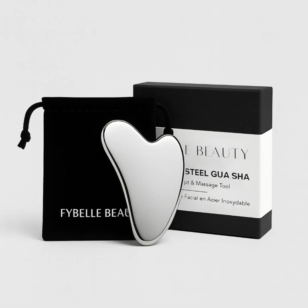 Stainless Steel Gua Sha | Fybelle Facial Lifting Tool – Fybelle Beauty