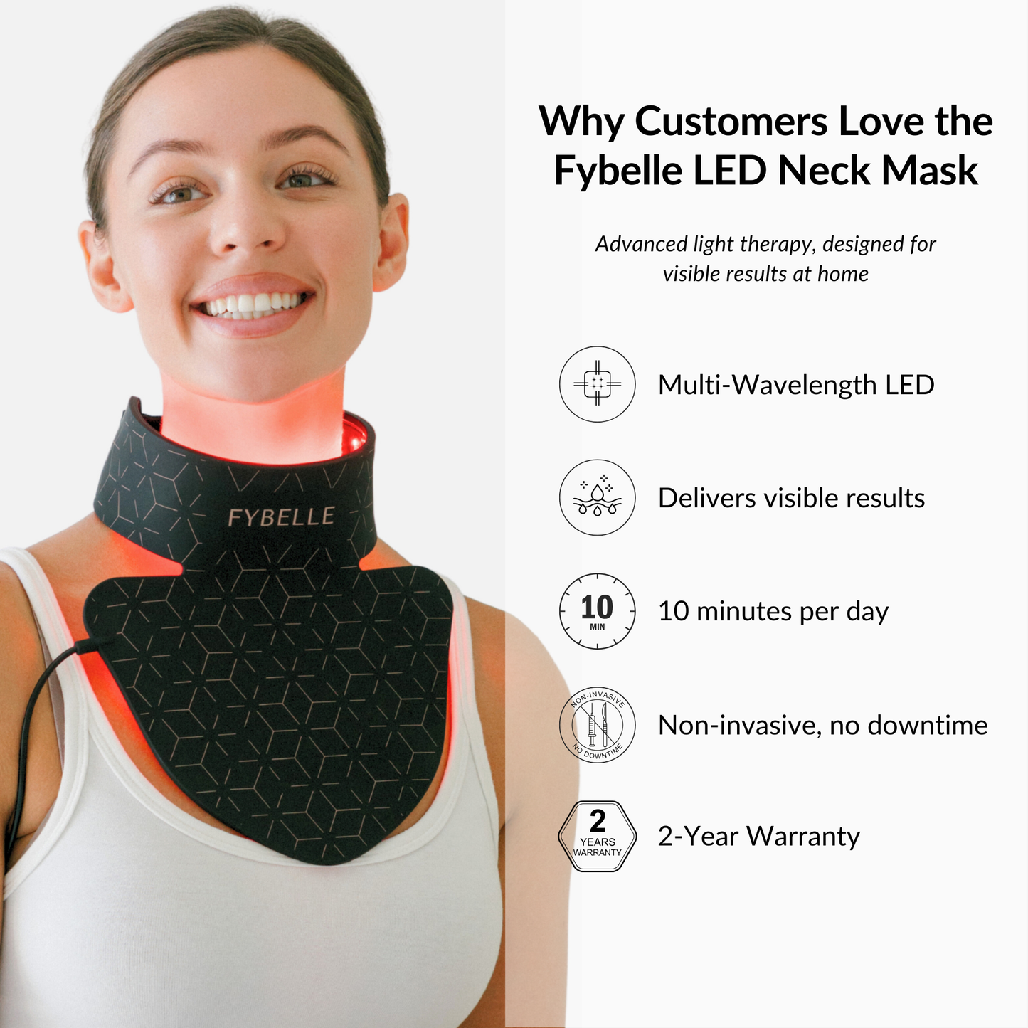 Fybelle Radiance Pro LED Light Therapy Face Mask