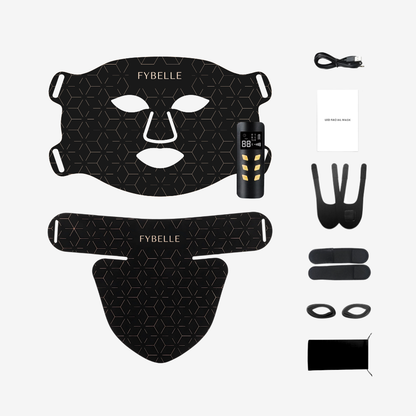 Inside the box Fybelle LED Face & Neck Mask